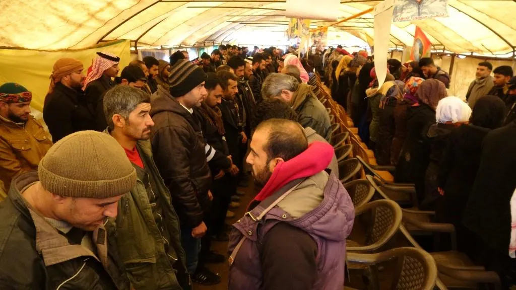 Sersaxî ji malbata şehîd Deham re hat xwestin