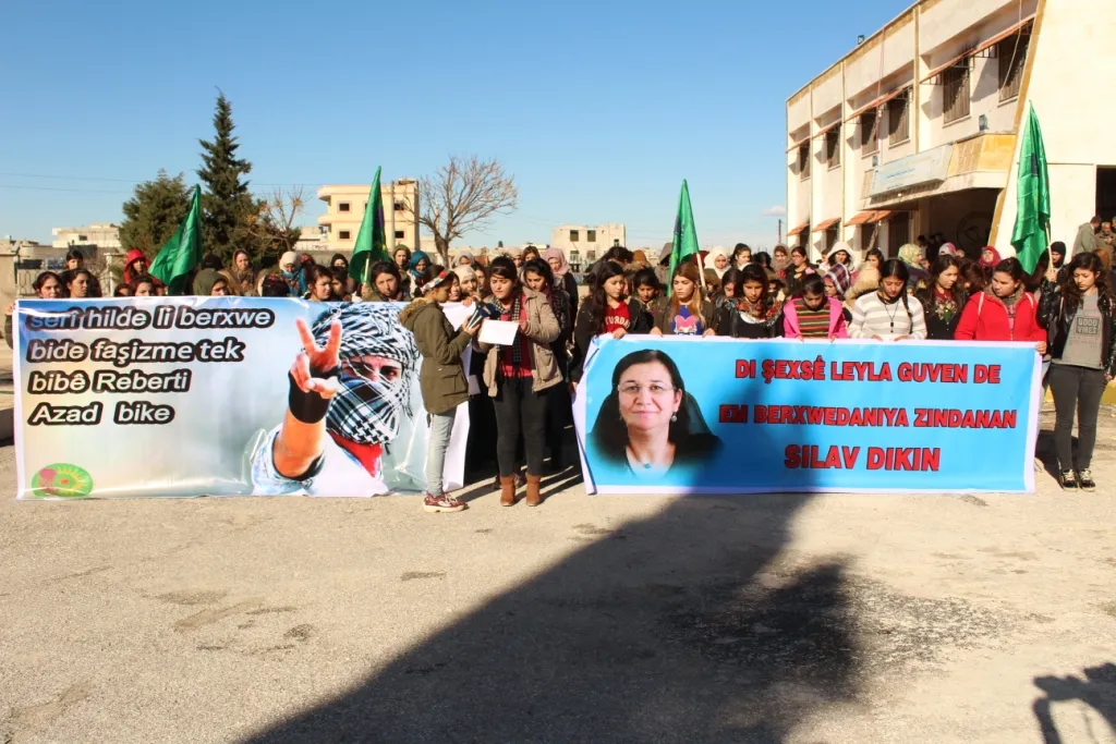 Yekitiya Jinên Ciwan ji bo çalakiya Leyla Guven daxuyaniyek da