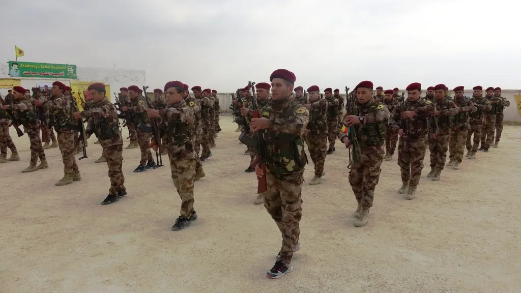 Li Girê Spî dewreyeke disîplîna leşkerî dest pê kir