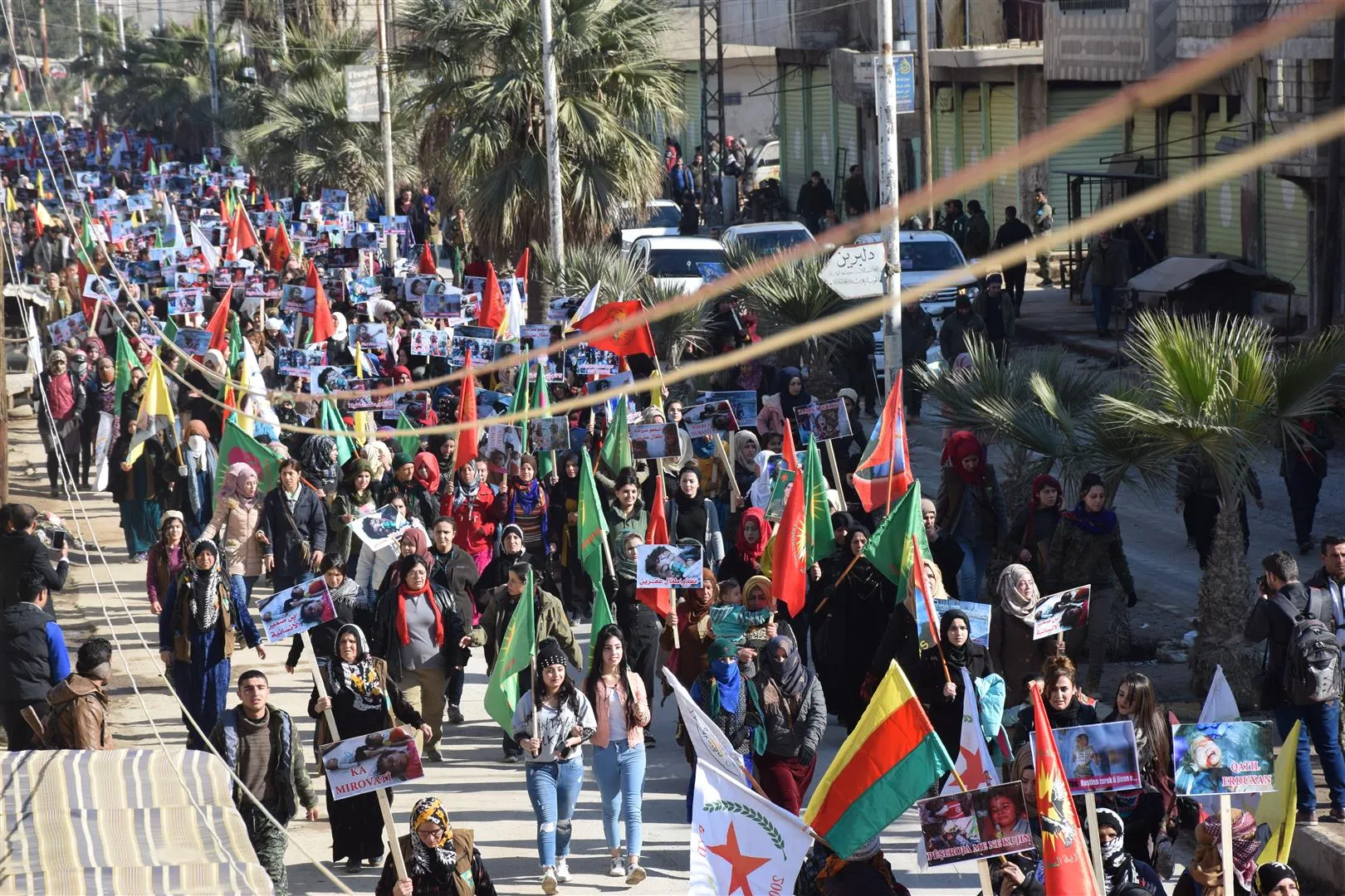  Hesekê, Amûdê û Dirbêsiyê: Em ê Efrînê rizgar bikin