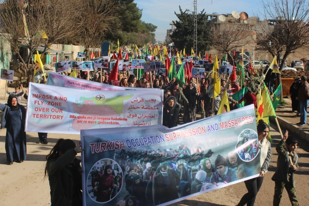  Hesekê, Amûdê û Dirbêsiyê: Em ê Efrînê rizgar bikin