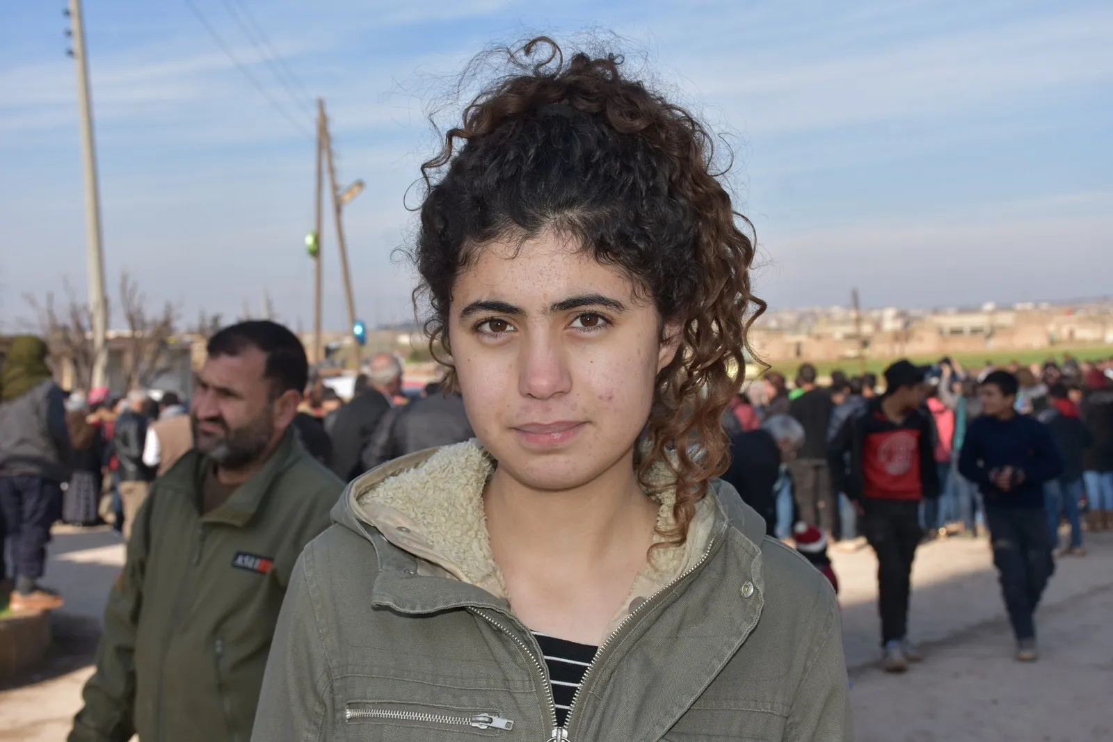 Ciwanên Efrînê li dijî dagirkeriya Tirkiyê meşiyan