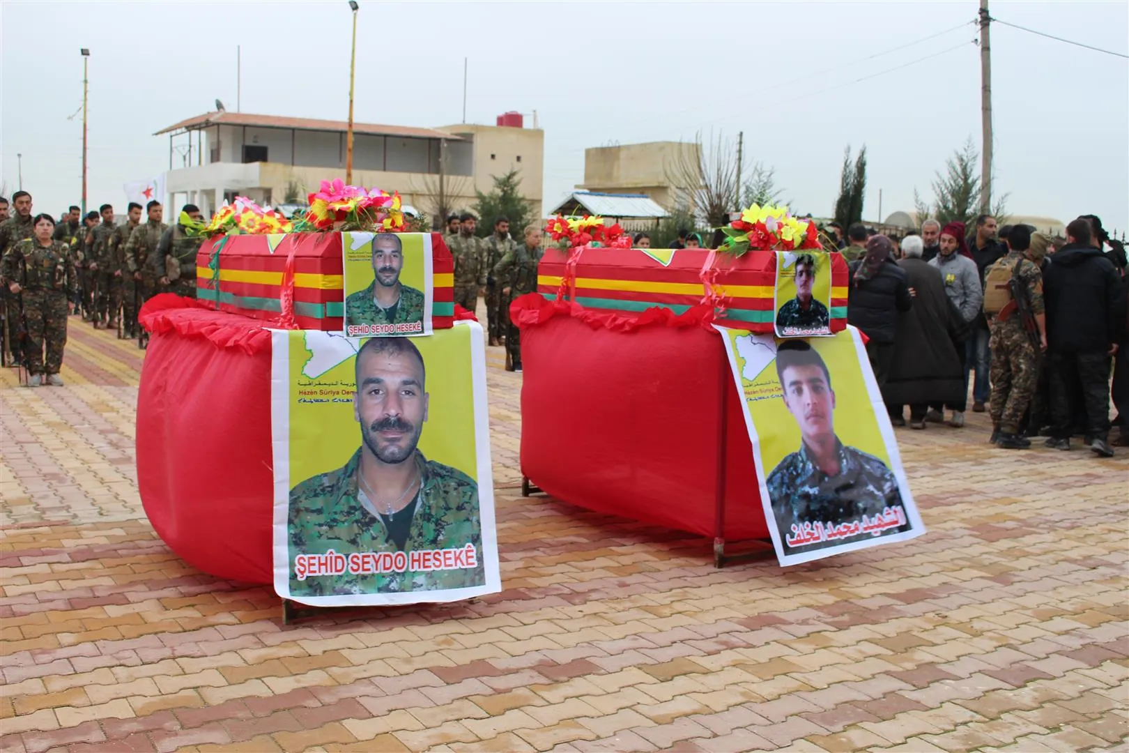 Cenazeyê Seydo û Fehed bi merasîmekê hatin veşartin