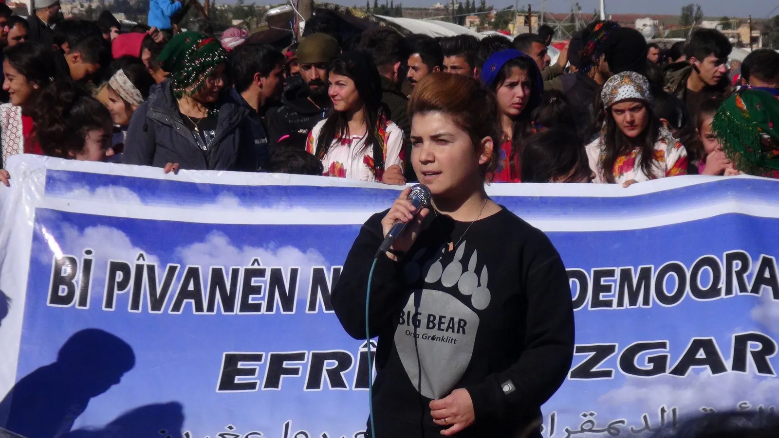 Endamên Tev-Çandê li dijî dagirkirina Efrînê daketin qadan