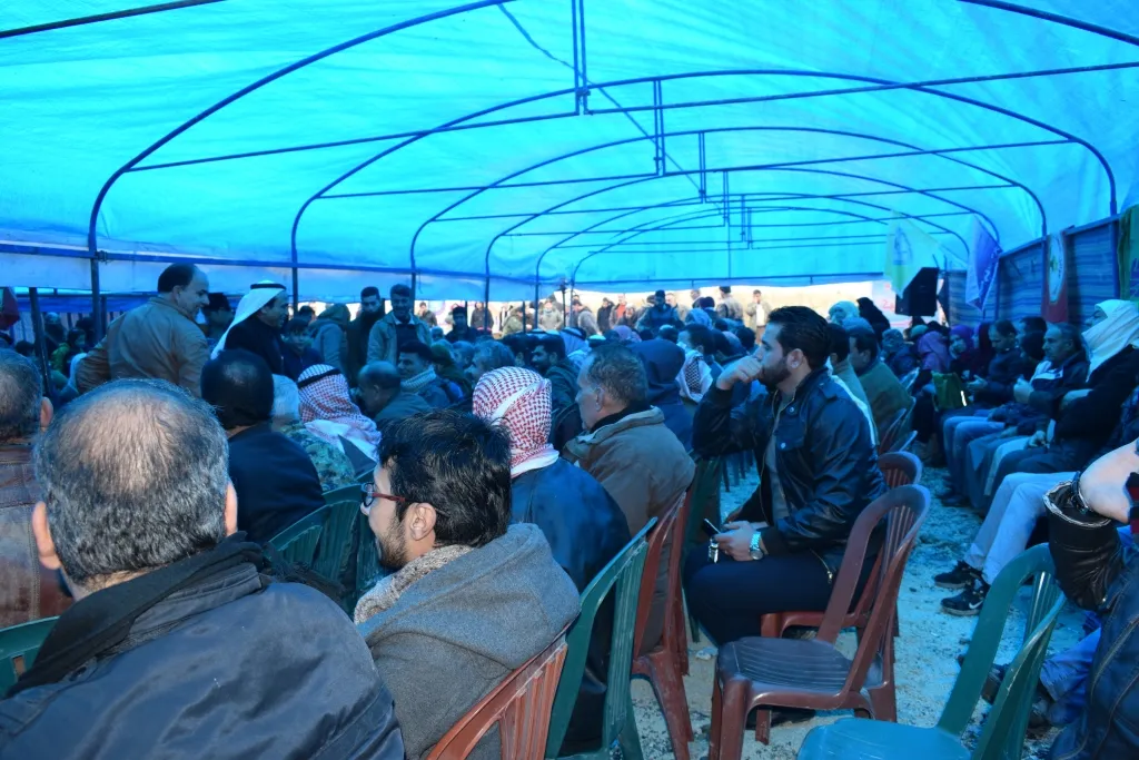 Di bin konê çalakiyê de: Em ê xaka xwe ji  êrîşan biparêzin