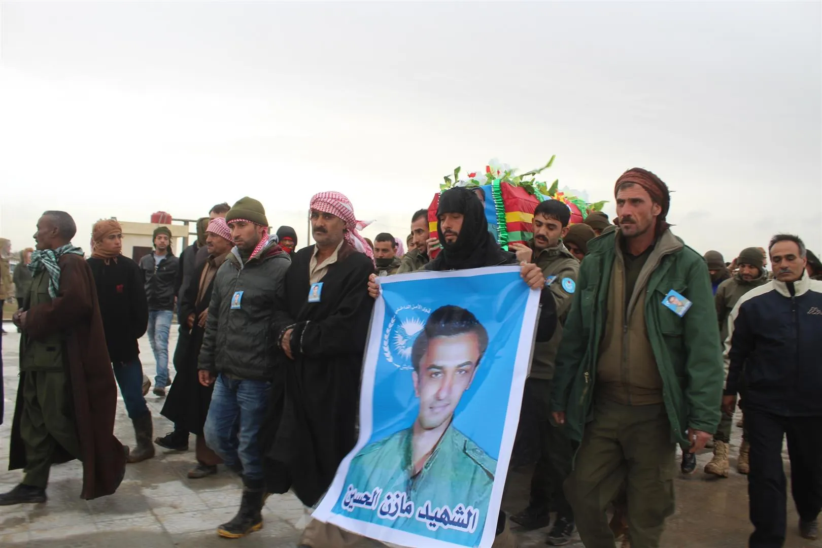 Cenazeyê şehîd Mazin li Til Koçerê hate veşartin