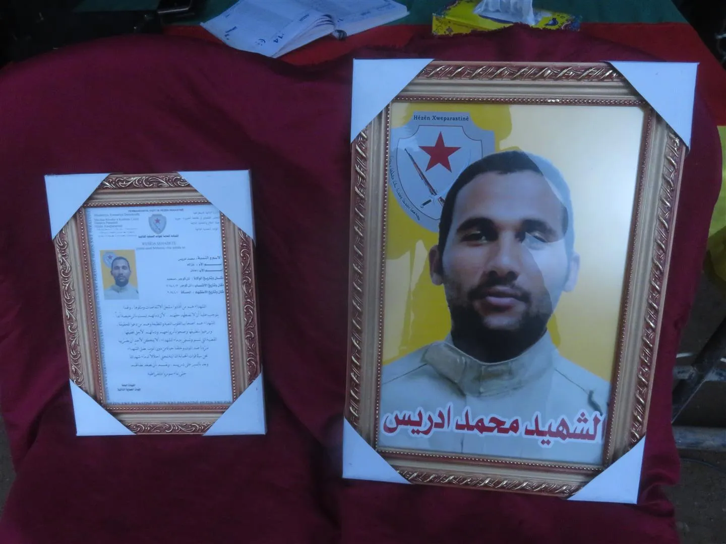 Sersaxî ji malbata şehîd Mihemed Idrîs re hate xwestin