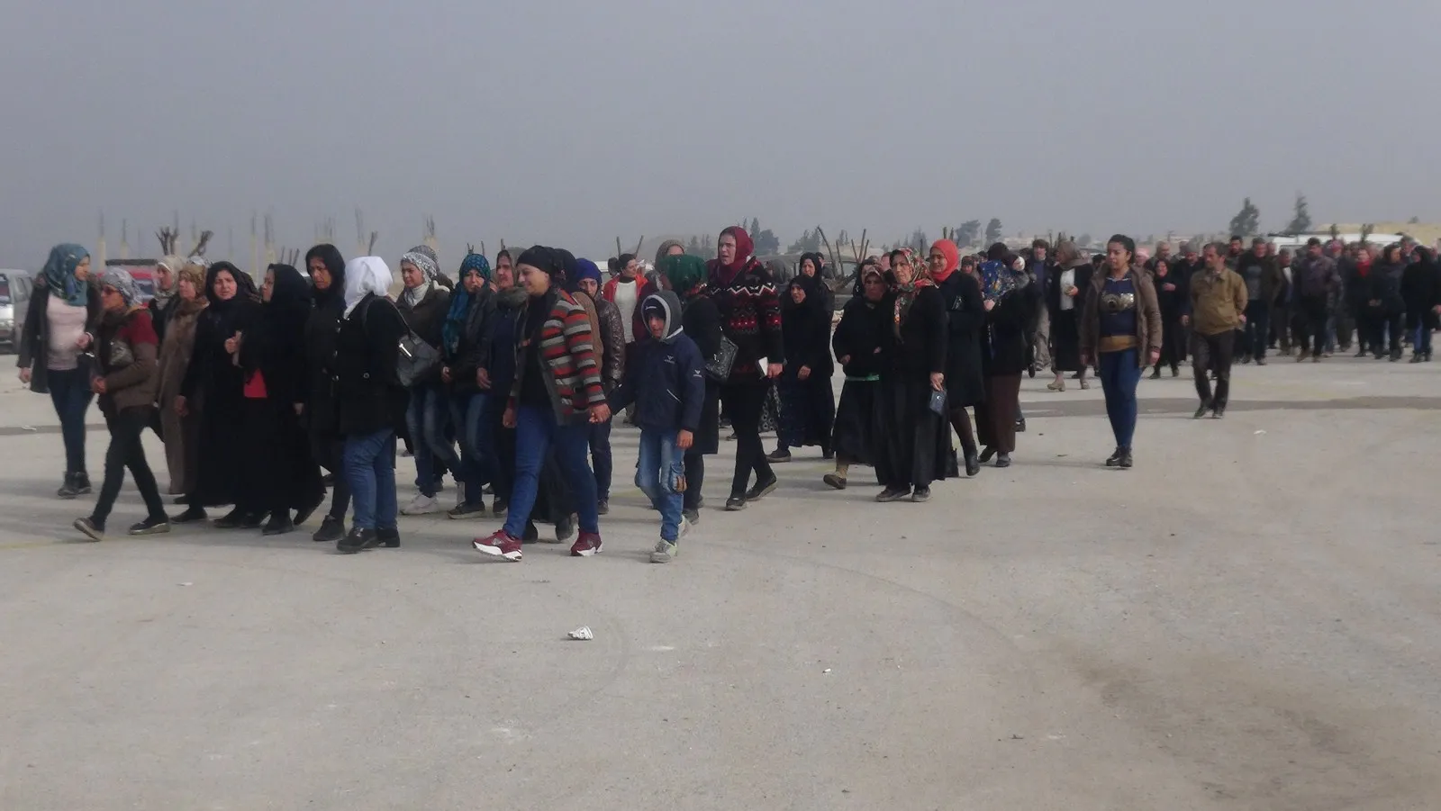 Çalakiya piştgiriya grevên birçîbûnê ya li Şehbayê didome