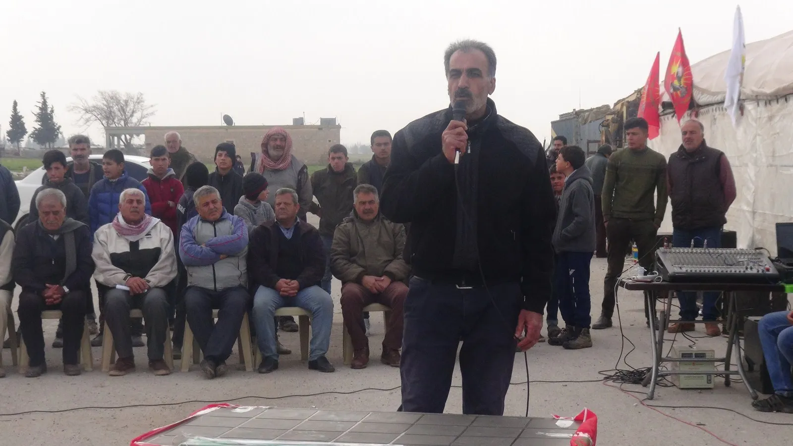 Çalakiya piştgiriya grevên birçîbûnê ya li Şehbayê didome
