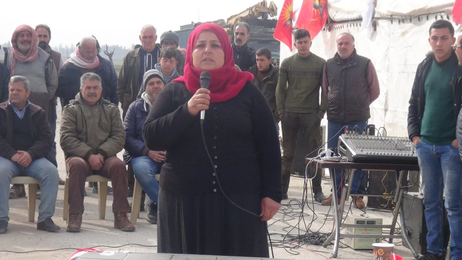 Çalakiya piştgiriya grevên birçîbûnê ya li Şehbayê didome