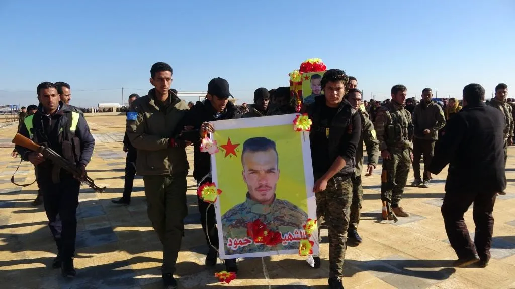 Cenazeyê şehîd Hemûd li Til Hemîsê hate veşartin