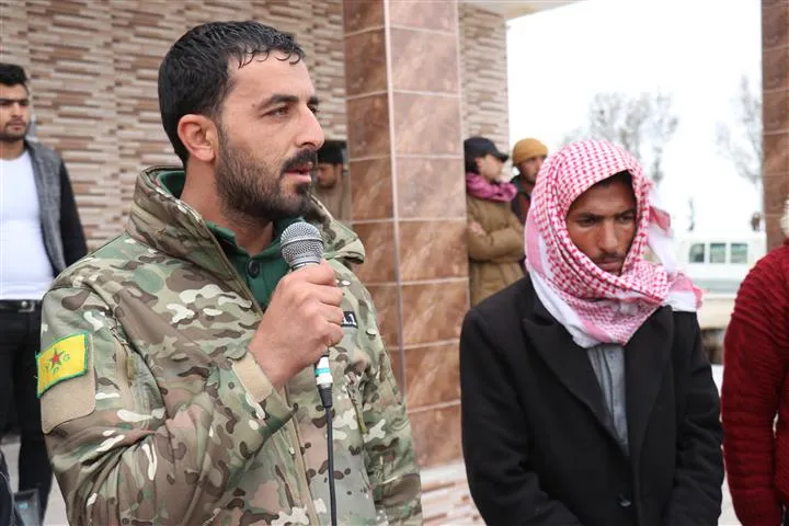Şehîdên "Şerê Tinekirina Terorê" li Şedadê hatin veşartin