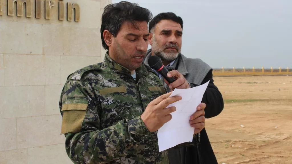 Şêniyên Til Hemîsê cenazeyê şehîd Mensûr spartin axê