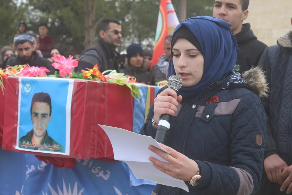 Gelê Minbicê şehîdên Hêzên Ewlekariya Hundirîn oxir kirin