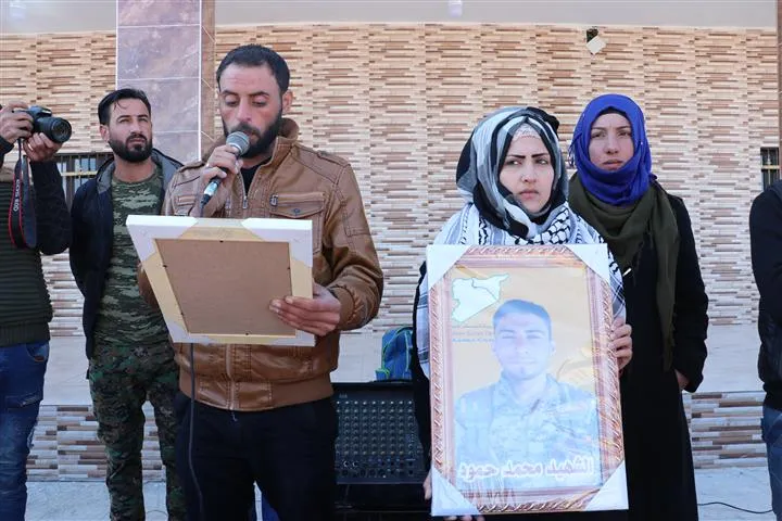 Cenazeyê şehîdên QSD'ê Qasim û Somer hatin veşartin