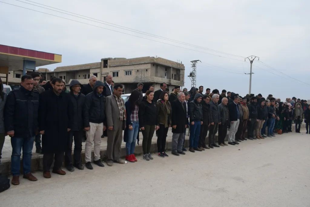 Çalakiya li Girê Spî ya li dijî dagirkeriya Tirkiyê di roja 40‘î de ye 