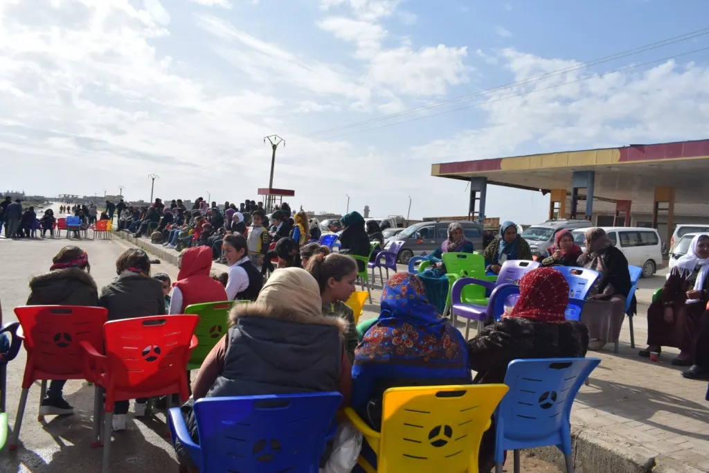 Çalakiya li Girê Spî ya li dijî dagirkeriya Tirkiyê di roja 40‘î de ye 