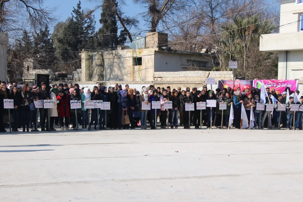 Li Dêrazor û Minbice dagirkeriya Tirkiyê hate protestokirin
