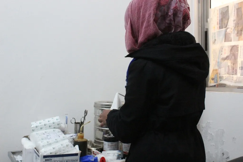 Jinên Tebqayê waneyan li ser destwerdana lezgîn hîn dibin