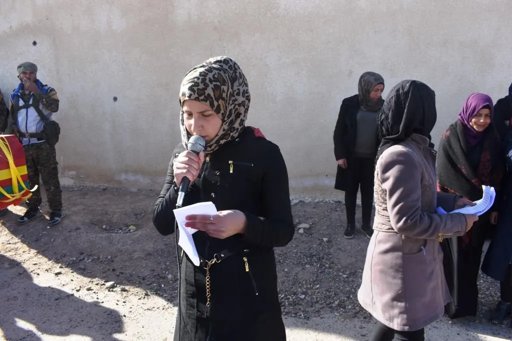 Cenazeyê şervanên QSD‘ê Munzur û Elaa hatin veşartin