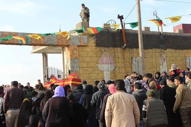 Şehîdê QSD‘ê Dilşêr li Tirbespiyê hate veşartin