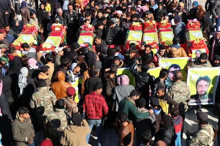 Şehîdên Şerê Tinekirina Terorê li Şedadê hatin oxirkirin