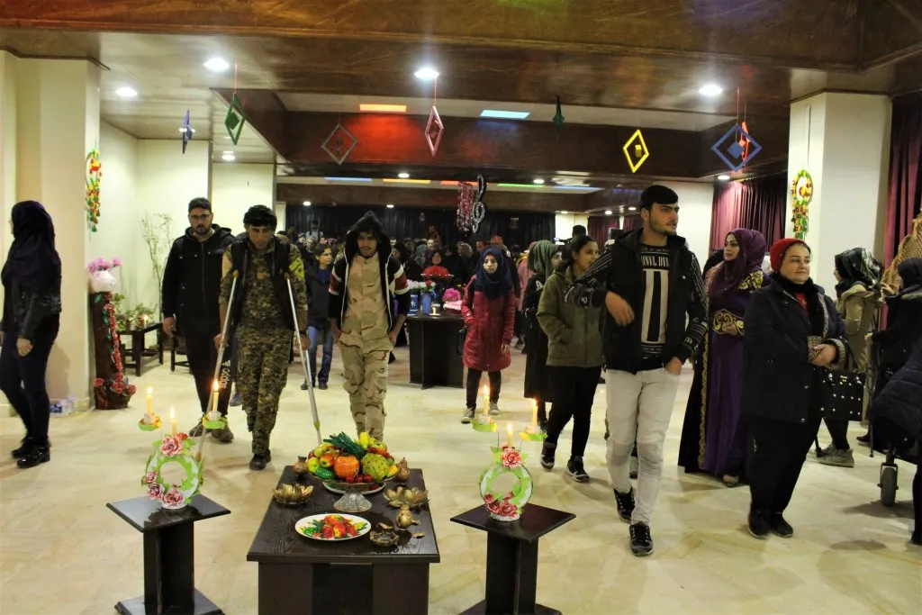 Li Tebqayê yekemîn pêşangeha huner û karên destan hate vekirin