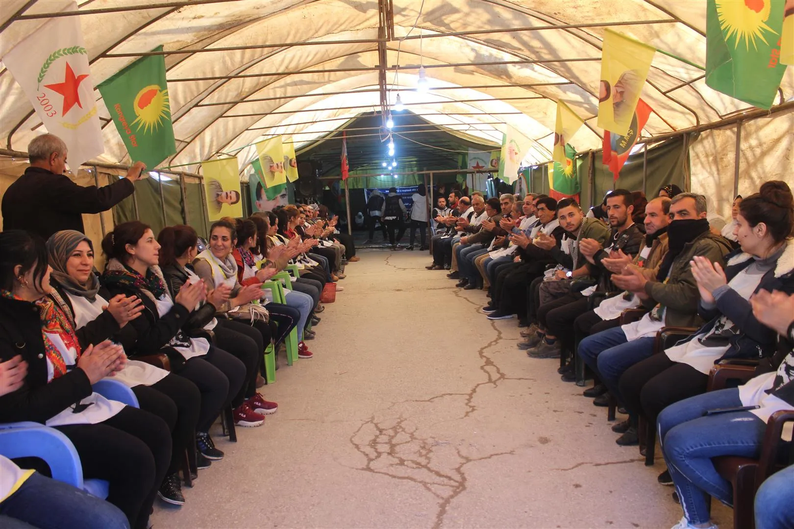 Li Dêrikê çalakiya greva birçîbûnê dest pê kir
