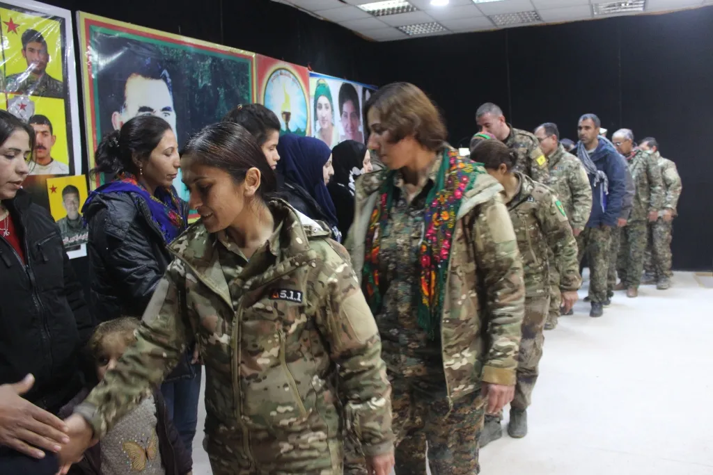 Şêniyên Dirbêsiyê şehîdên mehên Çile û Sibatê bi bîr anîn