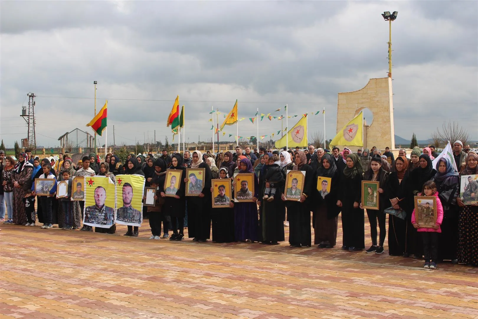 Li Hesekê şehîdên meha Sibatê hatin bibîranîn