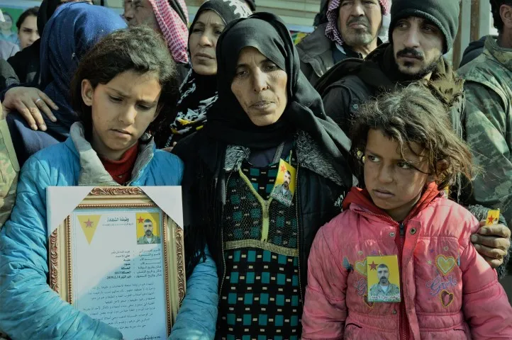 Cenazeyê şehîd Abdullah û Egîd li Til Temirê hatin veşartin