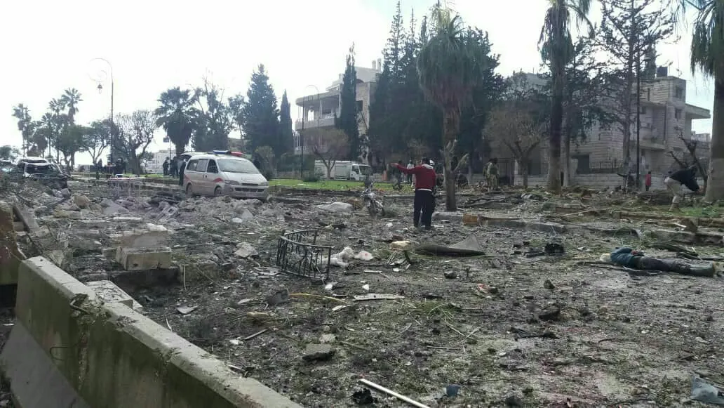 Di teqînên li Idlibê de, 15 kuştî û zêdeyî 30 birîndar
