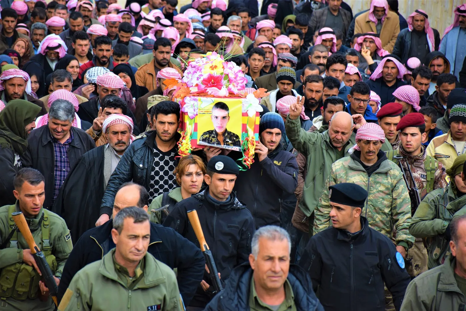 Şehîdê QSD‘ê Seyf li Serêkaniyê hate veşartin