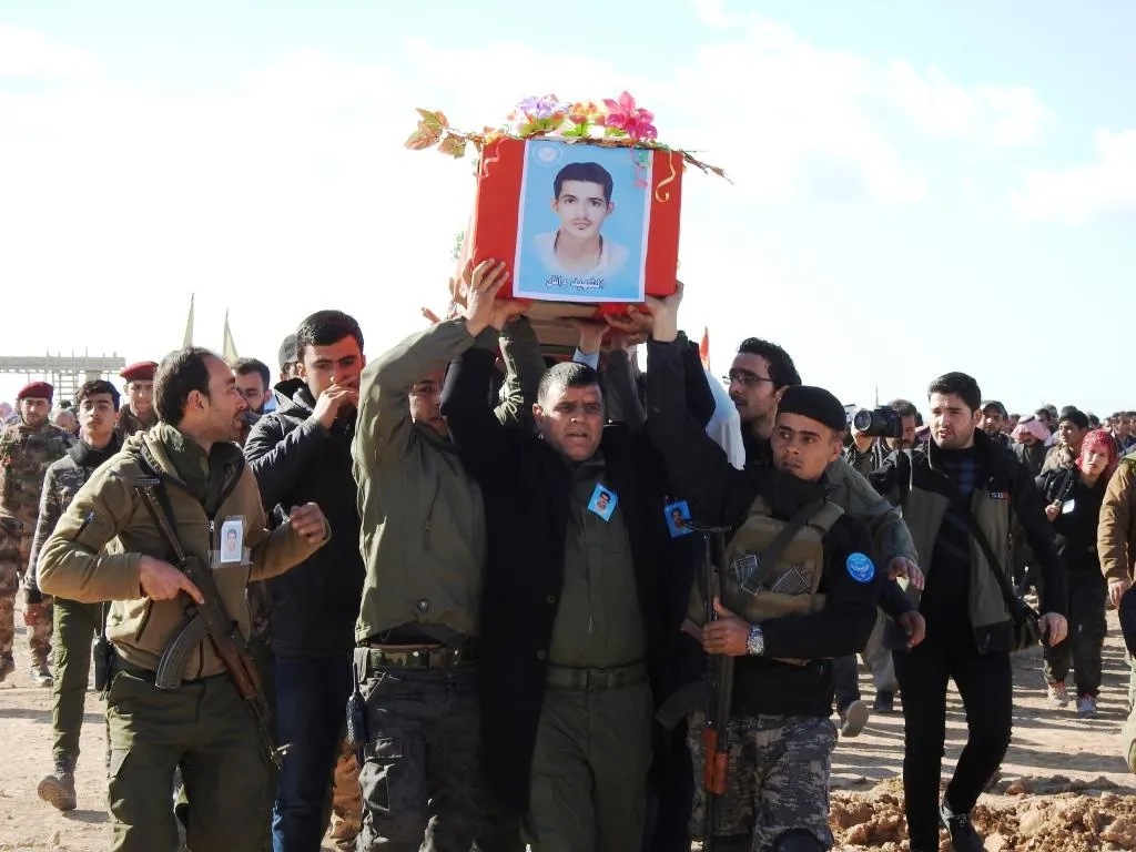Cenazeyê şehîd Wail bi merasîmekî girsayî hate veşartin