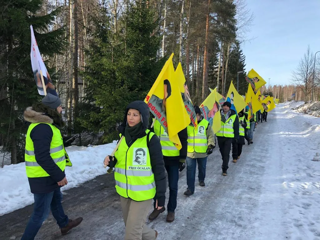 Li Helebê bi hezaran banga azadiya Ocalan kirin