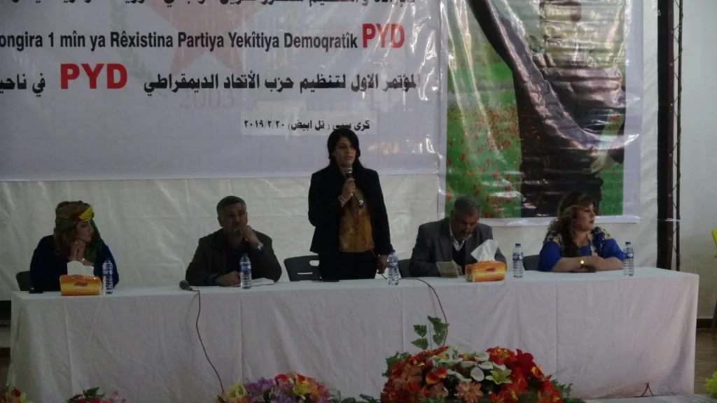 Rêxistina PYD`ê ya Girê Spî kongreya xwe lidar xist