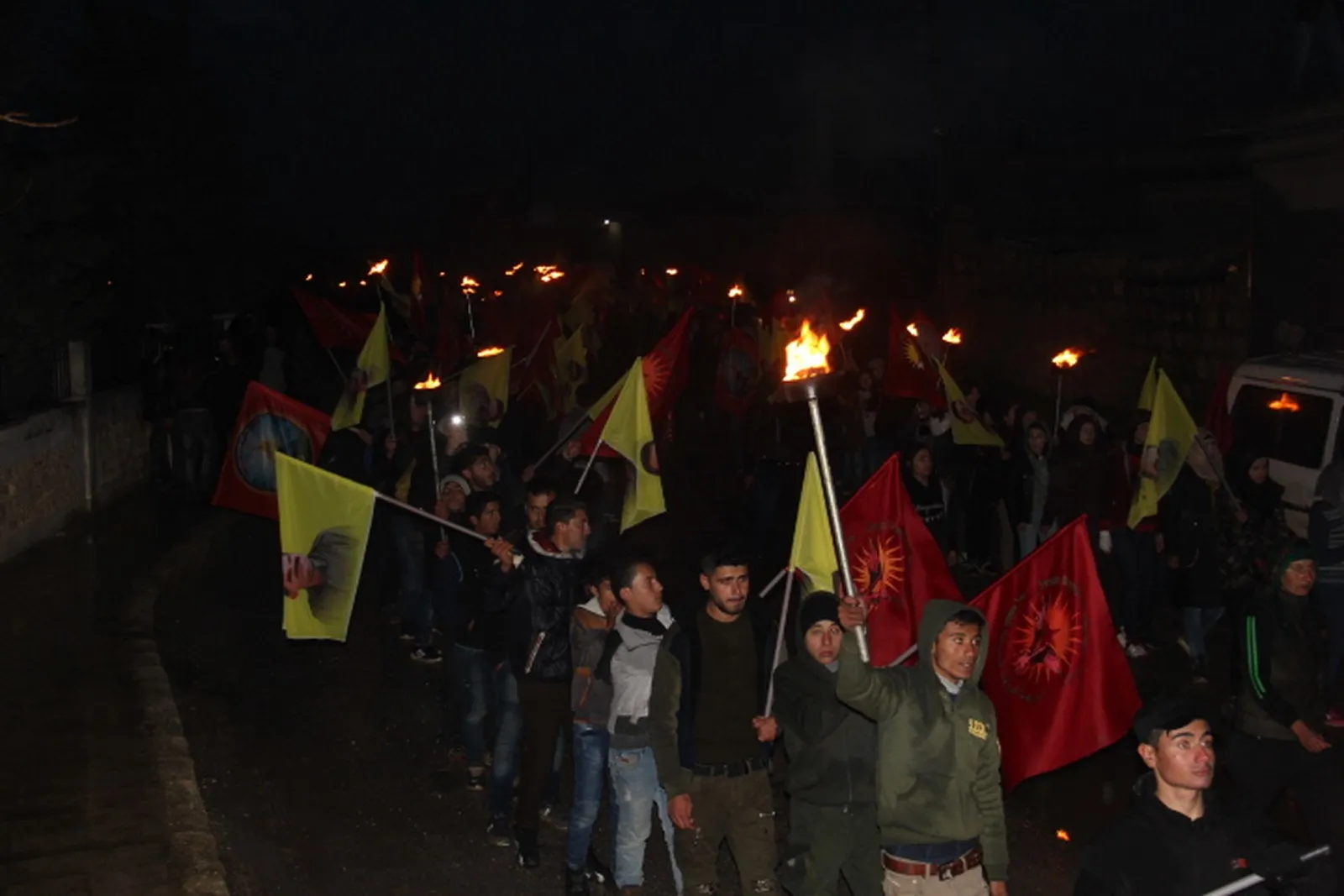 Li Dirbêsiyê û Şehbayê ji bo şermezarkirina komploya 15`ê Sibatê çalakî hatin lidarxistin