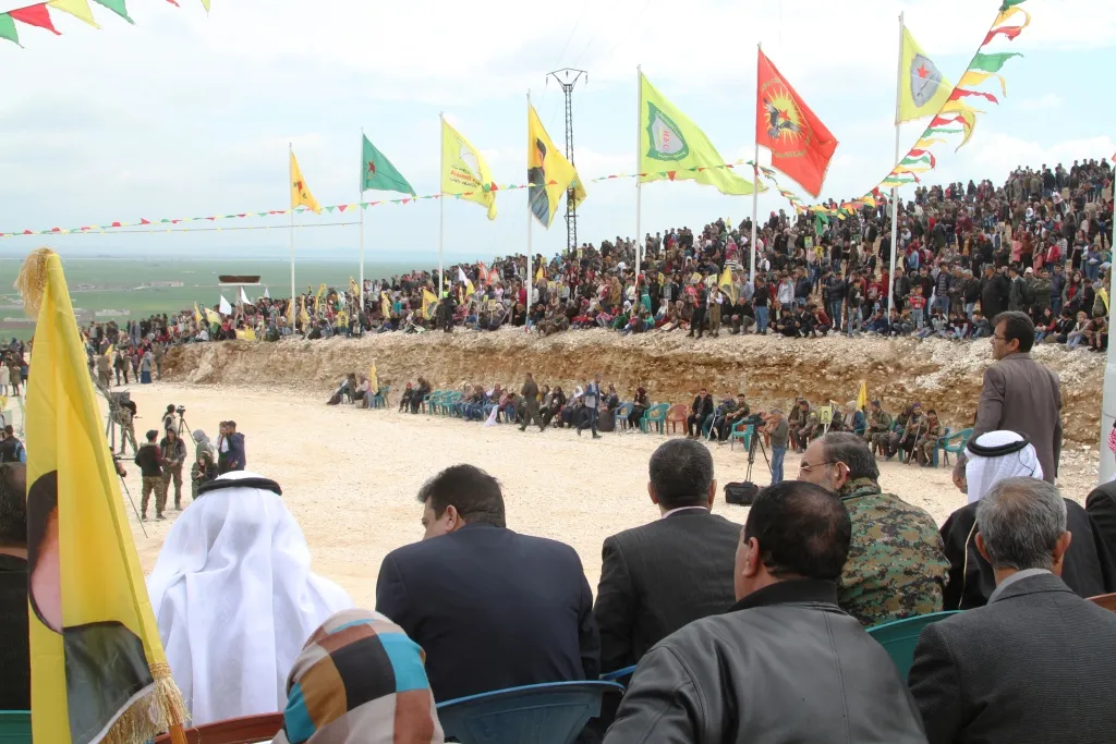 Li Kobanê şahiya serkeftina QSD`ê dest pê kir