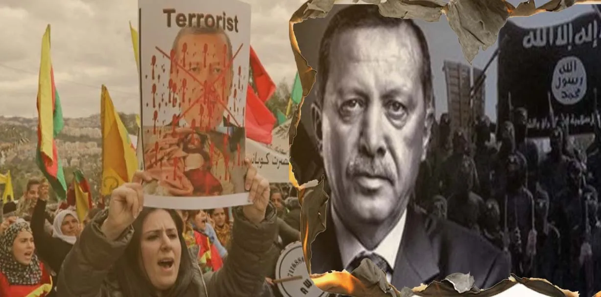 Baxoz; gora xewnên DAIŞ, Îxwan û Erdogan