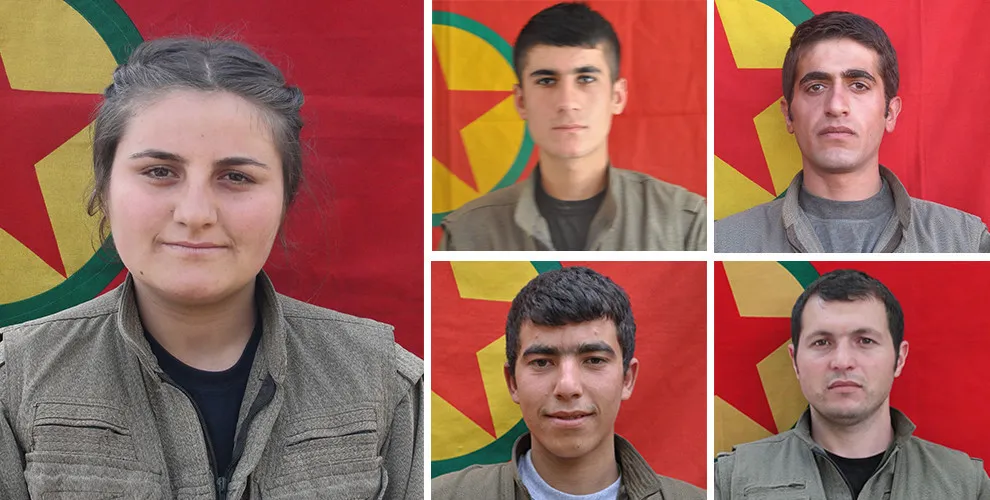 HPG`ê nasnameya 5 şehîdên xwe eşkere kir