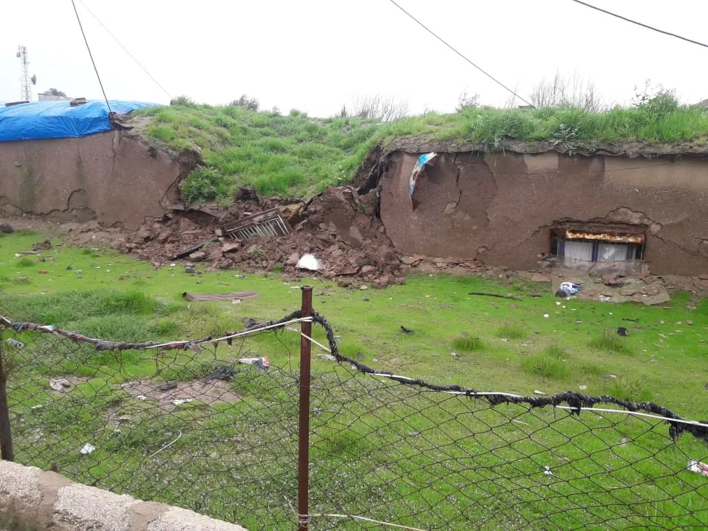 Li Girkê Legê ji ber lehiyê rê hatin girtin û pir hilweşiyan