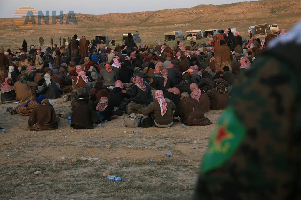 Bi dehan çeteyên DAIŞ’ê yên biyanî xwe radestî QSD’ê kir