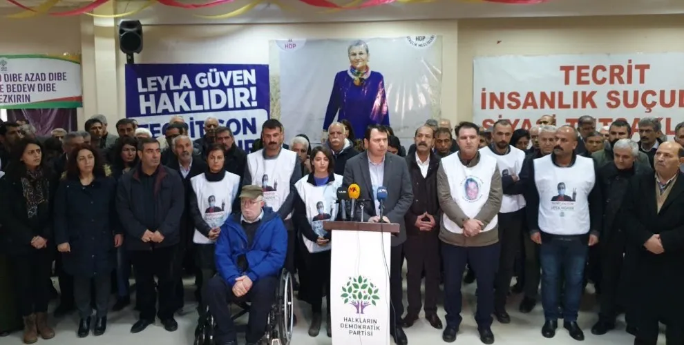 Li dijî tecrîdê Parlamenter Dersim Dag û 5 endamên HDP`ê dest bi greva birçîbûnê kirin