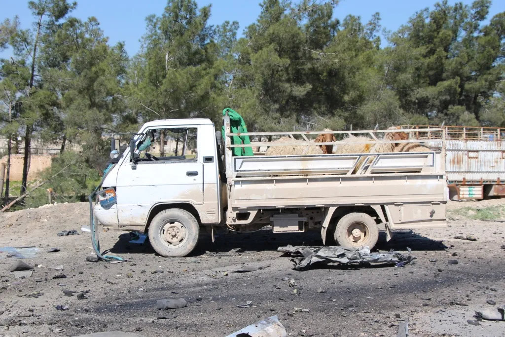 Di teqîna li Minbicê de yek jê giran 6 sivîl birîndar bûn