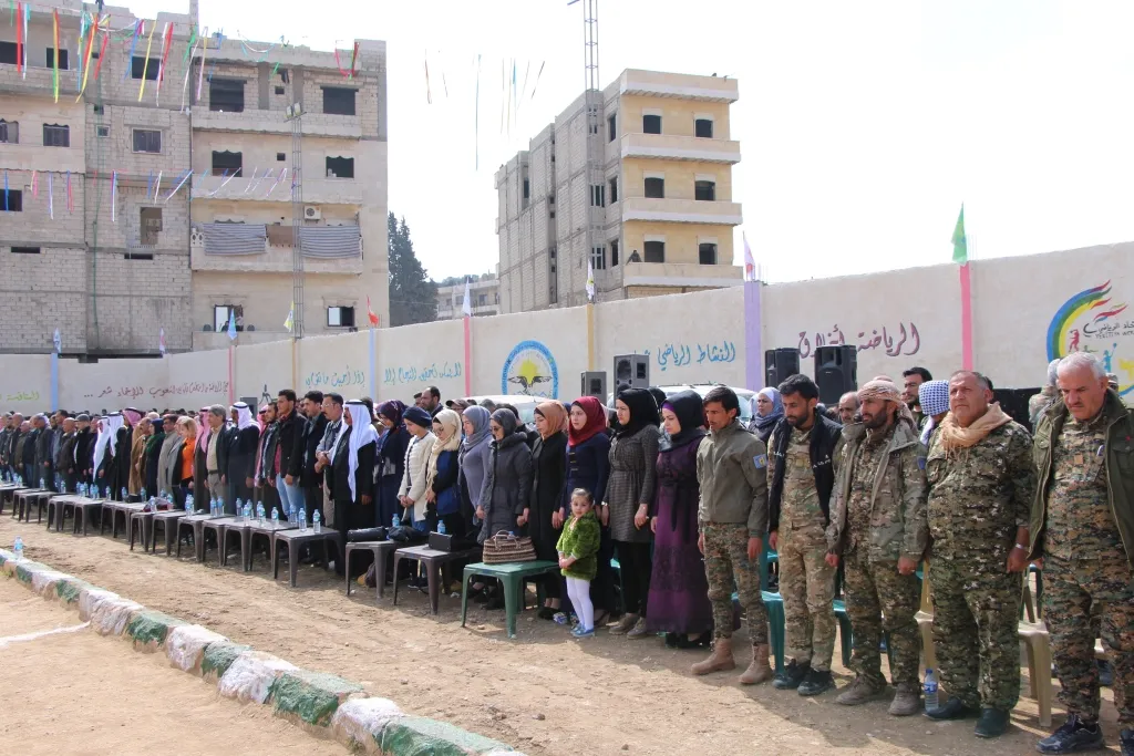 Di salvegera 2’yemîn a damezirandina Rêveberiya Minbicê de fastîvala werzîşê