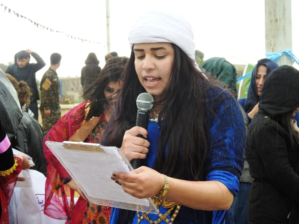 Jinên Girê Spî û Minbicê Roja Jinan a Cîhanê pîroz kir