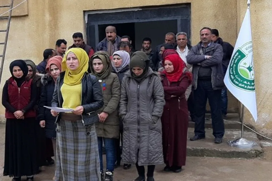 ‘18`ê Adarê salvegerek karesat û bi êş e’