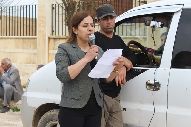 Şêniyên bajarokên kantona Qamişlo, şehîdên 12’ê Adarê bi bîr anîn