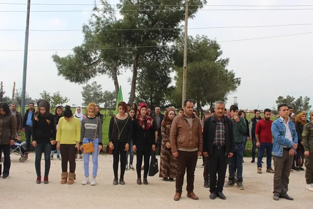 Şêniyên bajarokên kantona Qamişlo, şehîdên 12’ê Adarê bi bîr anîn