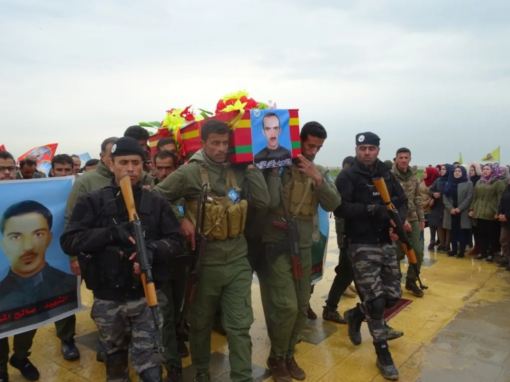Cenazeyê şehîd Rakan li Til Hemîsê hat veşartin